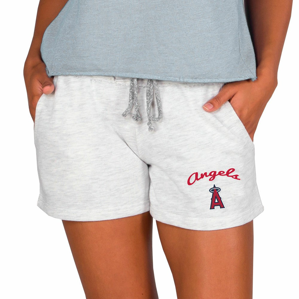 Los Angeles Angels Concepts Sport Women's Mainstream French Terry Tri-Blend Shorts | MLB US