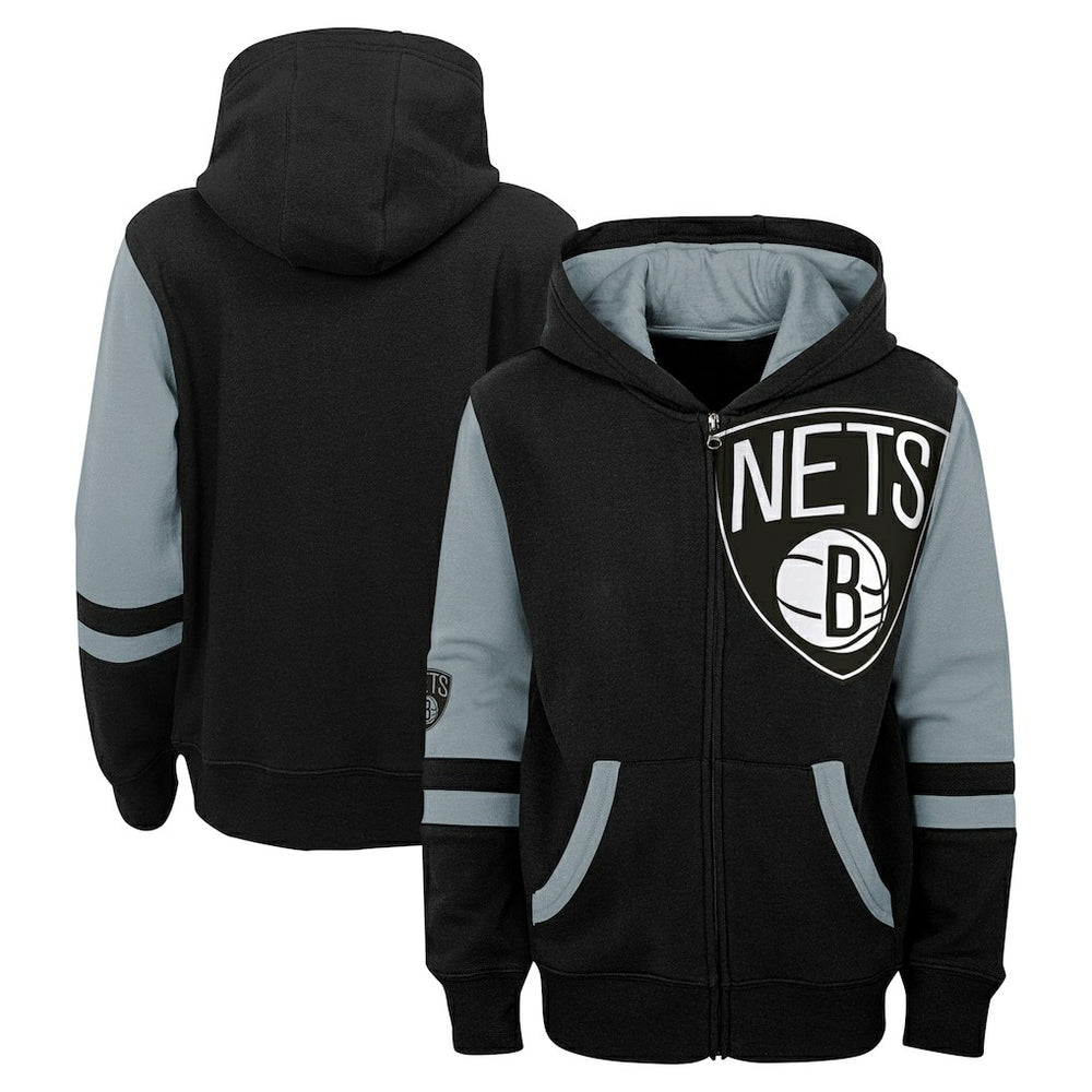 Brooklyn Nets Preschool Straight To The League Full-Zip Hoodie On Sale