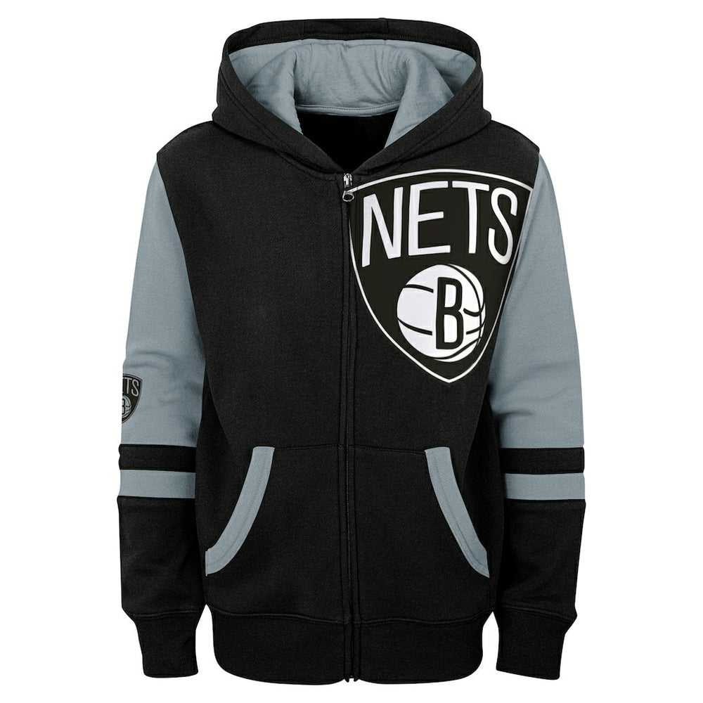 Brooklyn Nets Preschool Straight To The League Full-Zip Hoodie On Sale