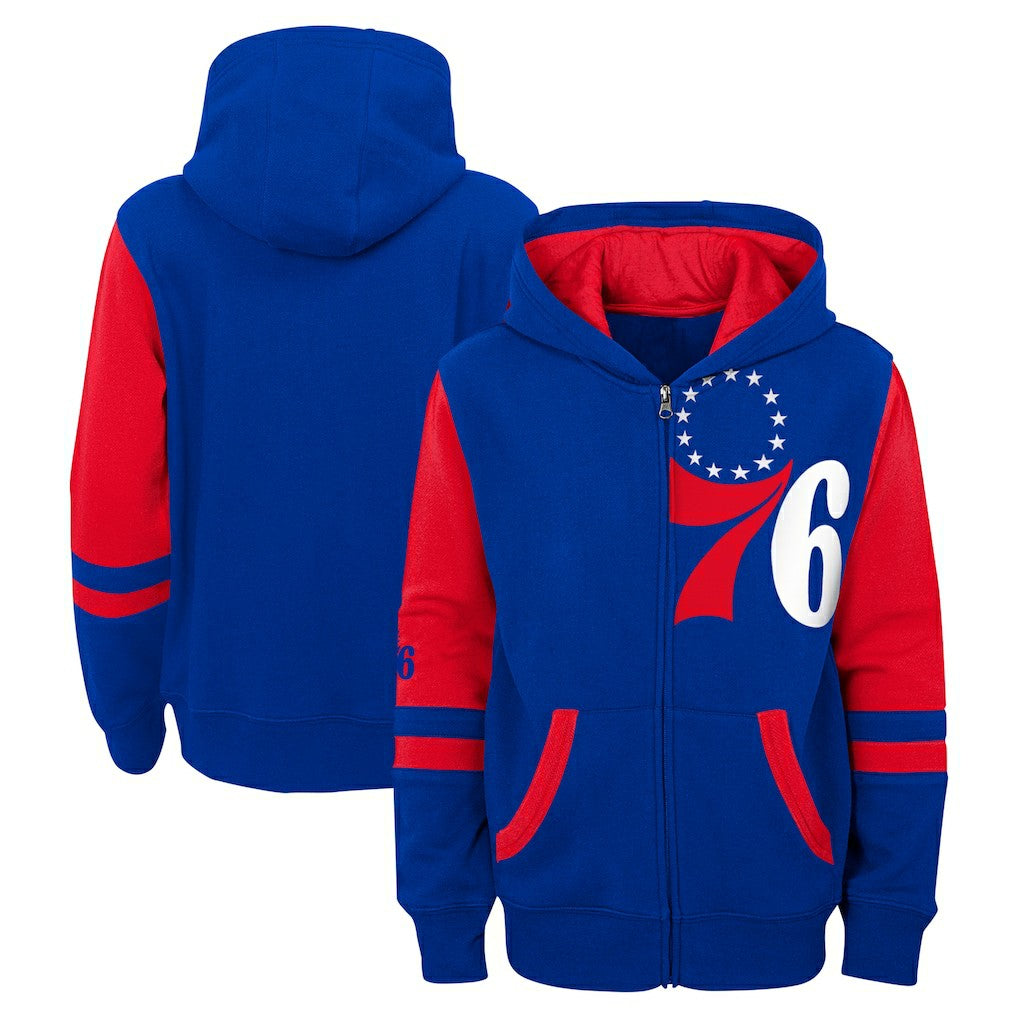 Philadelphia 76ers Preschool Straight To The League Full-Zip Hoodie On Sale