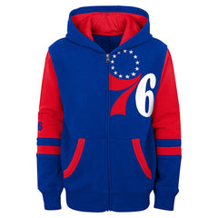 Philadelphia 76ers Preschool Straight To The League Full-Zip Hoodie On Sale