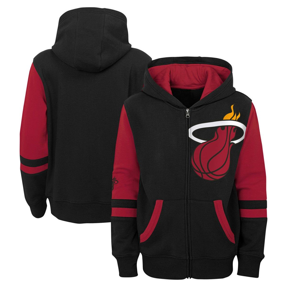 Miami Heat Preschool Straight To The League Full-Zip Hoodie Outlet
