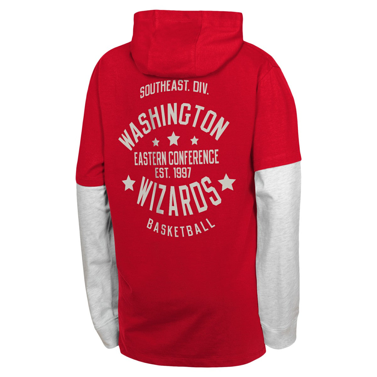 Washington Wizards Youth Small Ball Long Sleeve Hoodie T-Shirt On Sale