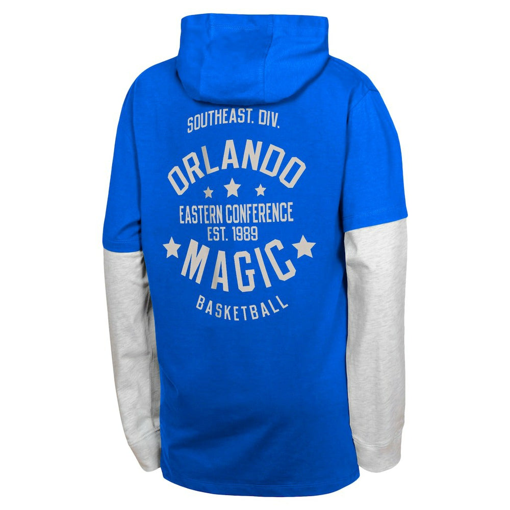 Orlando Magic Youth Small Ball Long Sleeve Hoodie T-Shirt Online