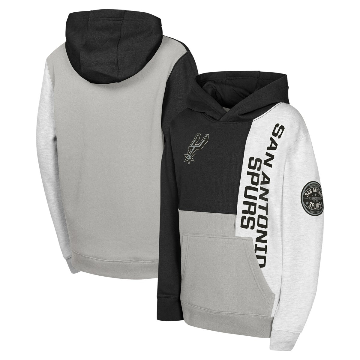 San Antonio Spurs Youth Splash Pullover Hoodie On Sale