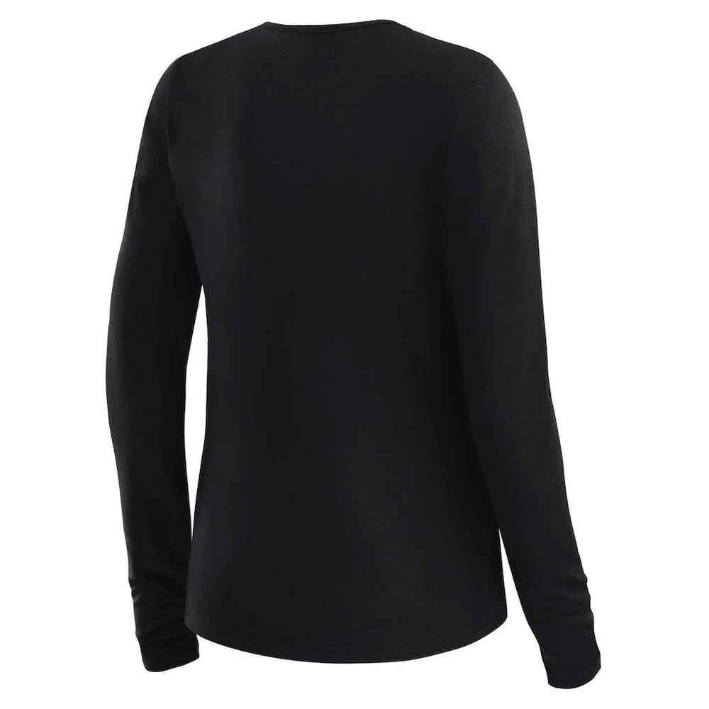 Cleveland Browns  WEAR by Erin Andrews x Gracie Hunt Women's Mesh Panel Long Sleeve T-Shirt