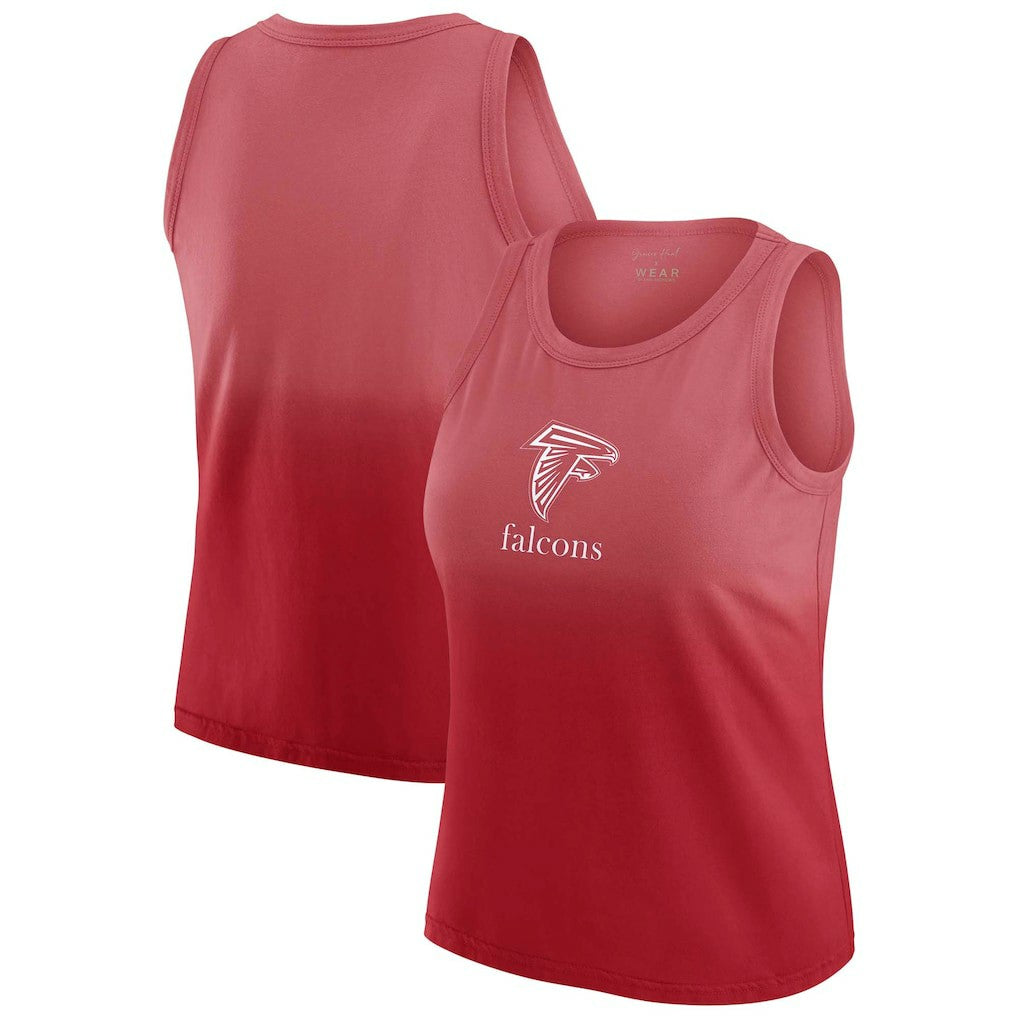 Atlanta Falcons  WEAR by Erin Andrews x Gracie Hunt Women's Ombre Tank Top