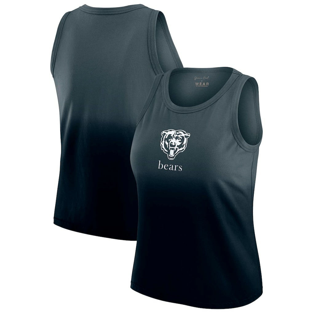 Chicago Bears  WEAR by Erin Andrews x Gracie Hunt Women's Ombre Tank Top