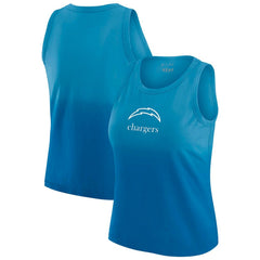 Los Angeles Chargers  WEAR by Erin Andrews x Gracie Hunt Women's Ombre Tank Top