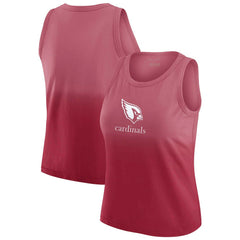 Arizona Cardinals  WEAR by Erin Andrews x Gracie Hunt Women's Ombre Tank Top