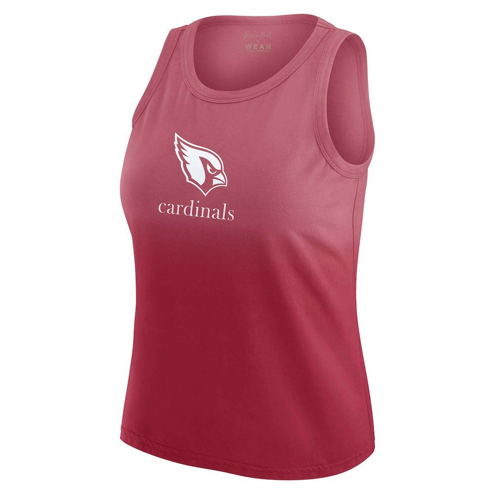 Arizona Cardinals  WEAR by Erin Andrews x Gracie Hunt Women's Ombre Tank Top