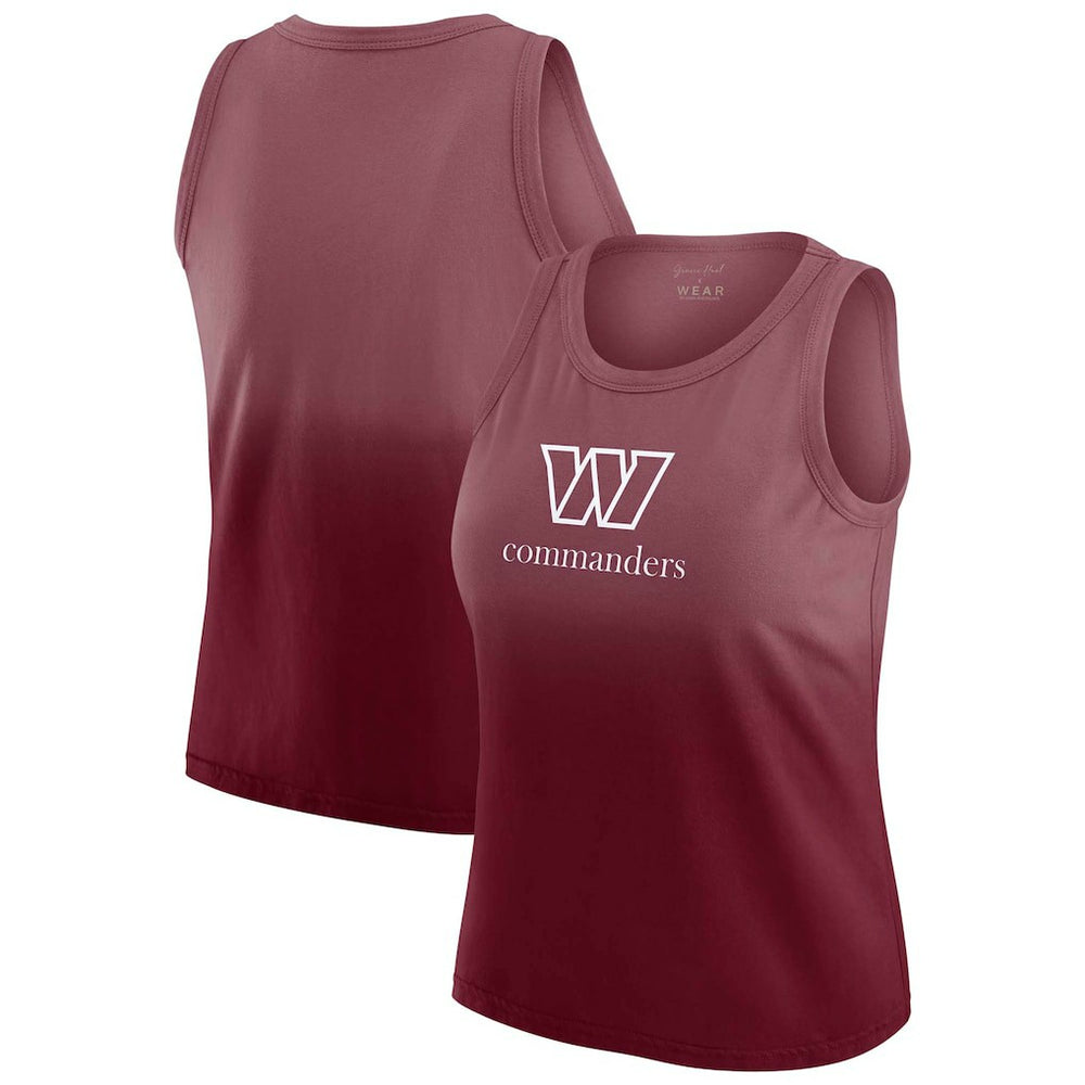 Washington Commanders  WEAR by Erin Andrews x Gracie Hunt Women's Ombre Tank Top