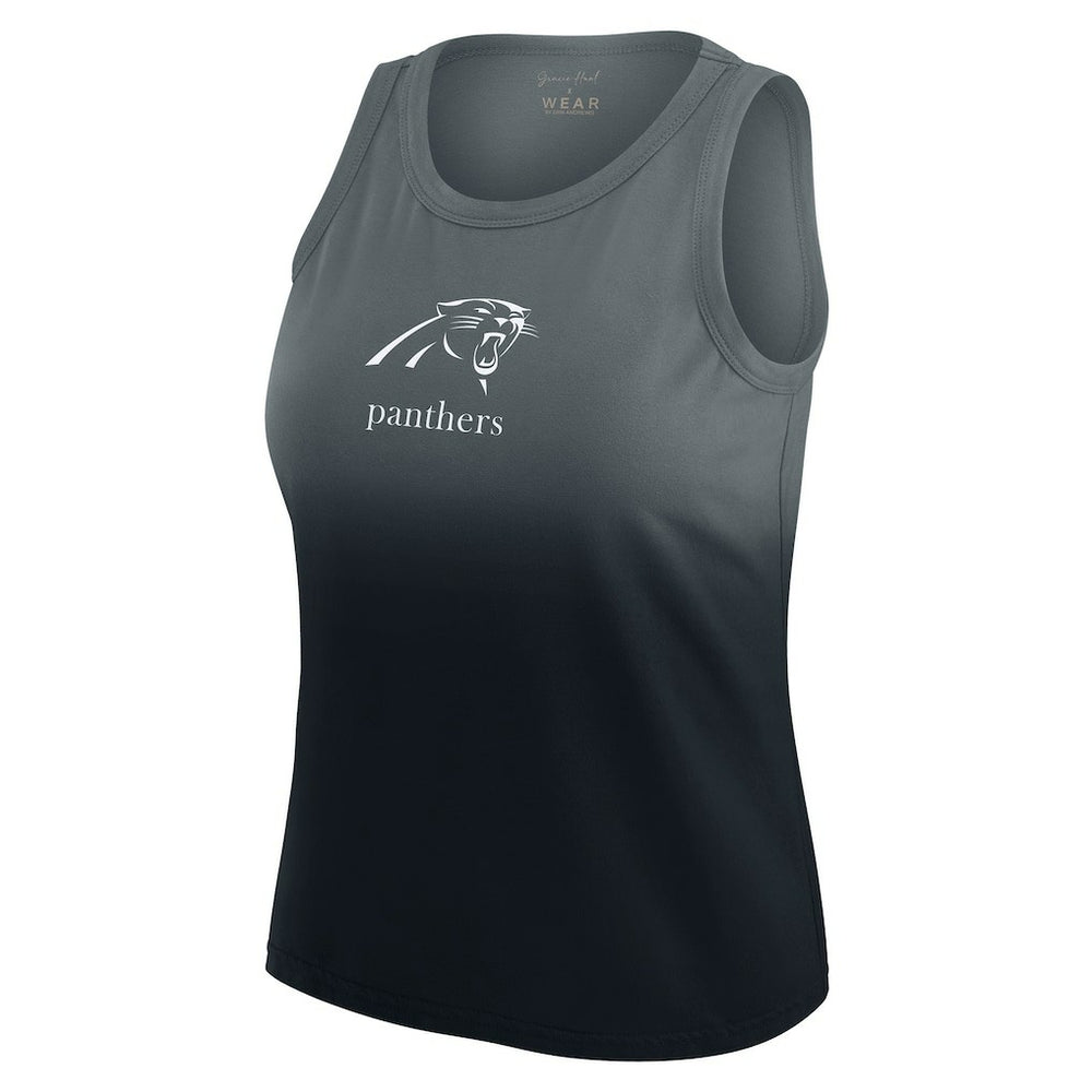 Carolina Panthers  WEAR by Erin Andrews x Gracie Hunt Women's Ombre Tank Top
