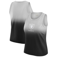 Las Vegas Raiders  WEAR by Erin Andrews x Gracie Hunt Women's Ombre Tank Top