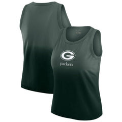 Green Bay Packers  WEAR by Erin Andrews x Gracie Hunt Women's Ombre Tank Top