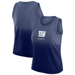 New York Giants  WEAR by Erin Andrews x Gracie Hunt Women's Ombre Tank Top