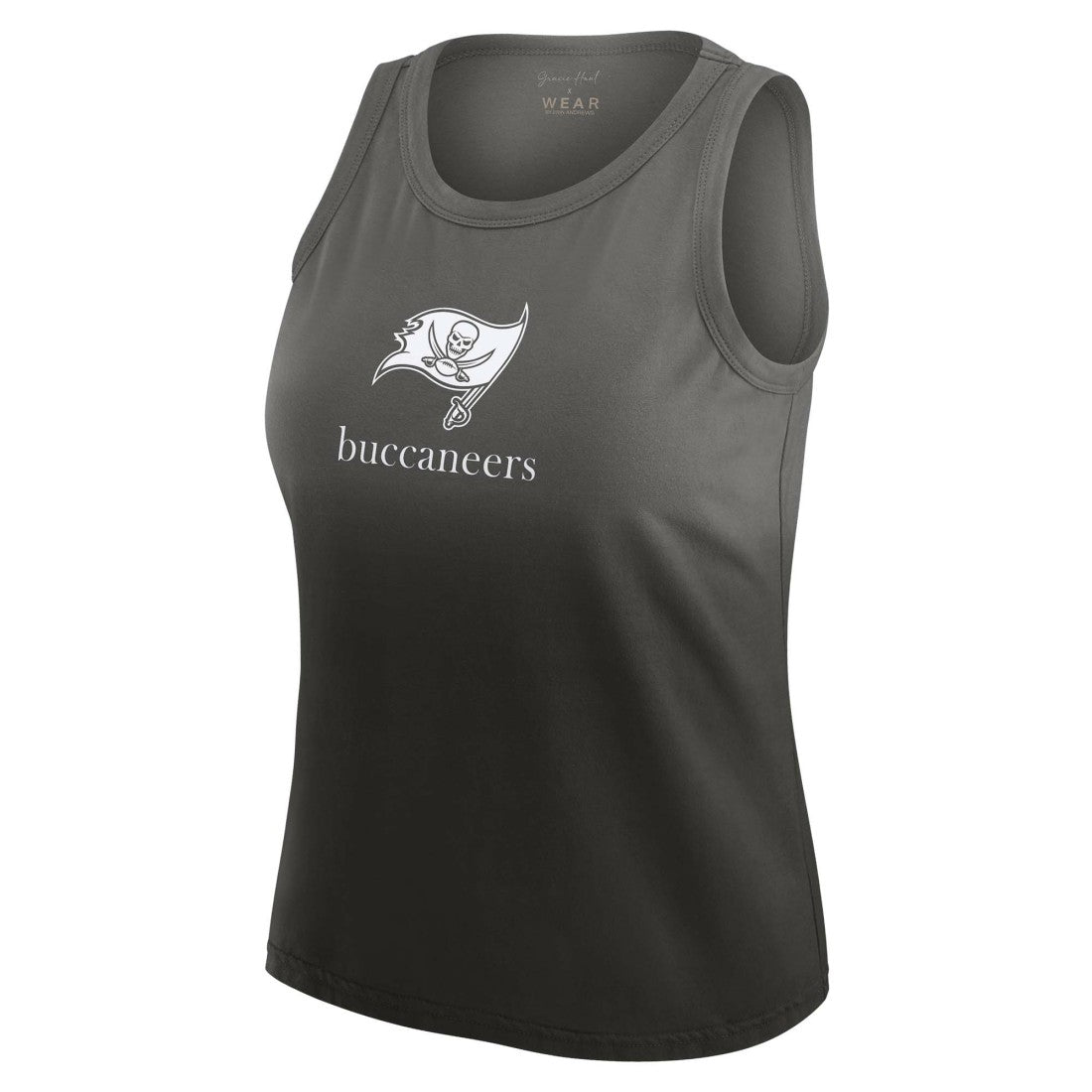 Tampa Bay Buccaneers  WEAR by Erin Andrews x Gracie Hunt Women's Ombre Tank Top