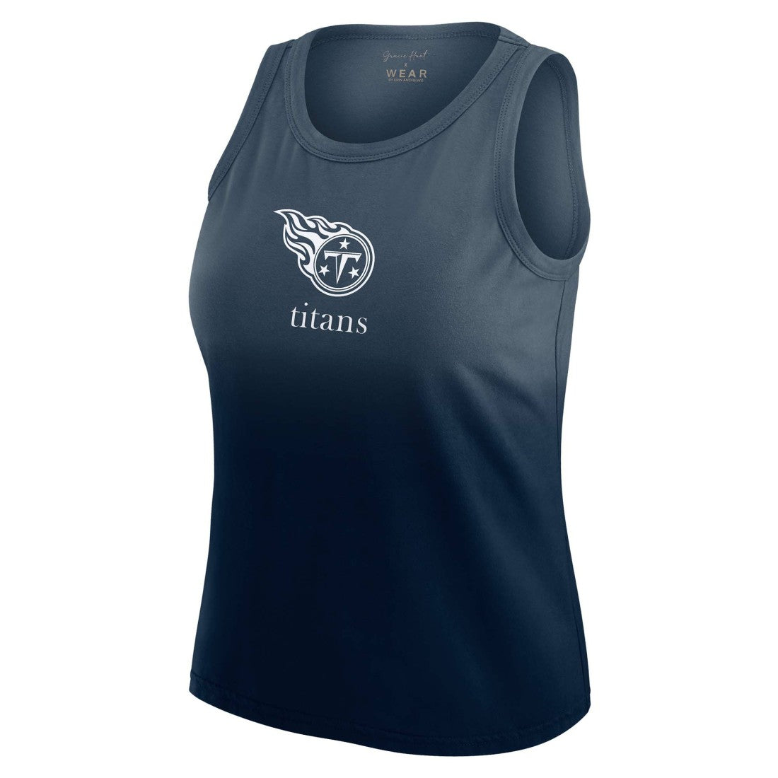 Tennessee Titans  WEAR by Erin Andrews x Gracie Hunt Women's Ombre Tank Top