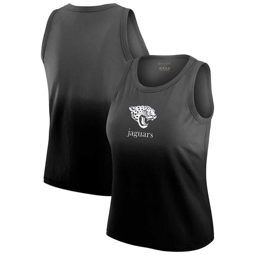 Jacksonville Jaguars  WEAR by Erin Andrews x Gracie Hunt Women's Ombre Tank Top