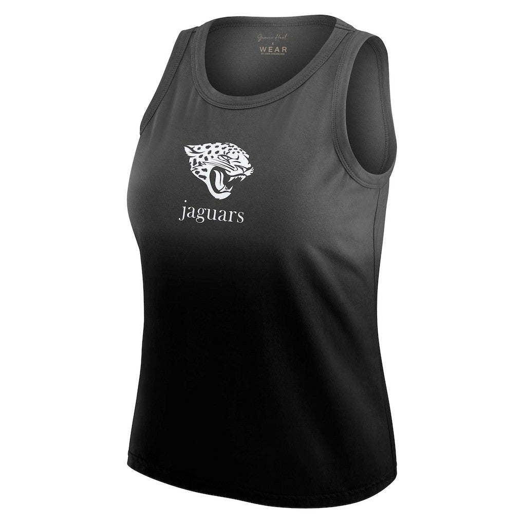 Jacksonville Jaguars  WEAR by Erin Andrews x Gracie Hunt Women's Ombre Tank Top