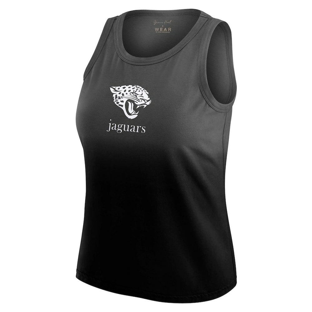 Jacksonville Jaguars  WEAR by Erin Andrews x Gracie Hunt Women's Ombre Tank Top