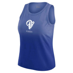 Los Angeles Rams  WEAR by Erin Andrews x Gracie Hunt Women's Ombre Tank Top