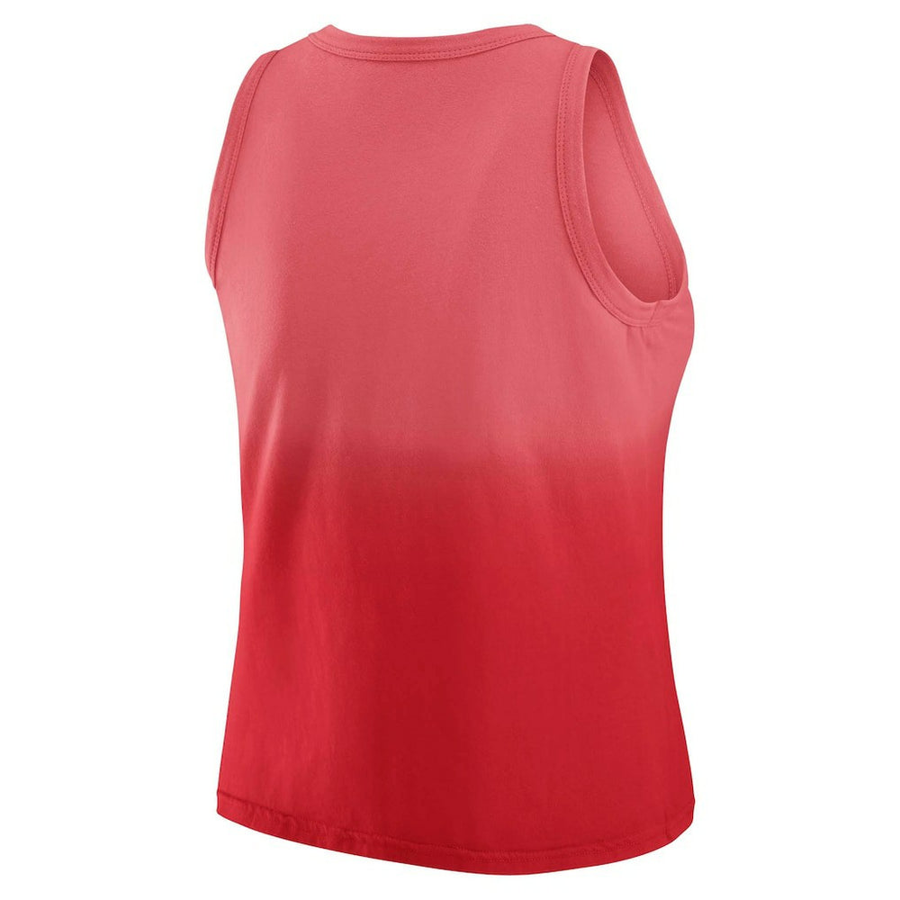 Kansas City Chiefs  WEAR by Erin Andrews x Gracie Hunt Women's Ombre Tank Top