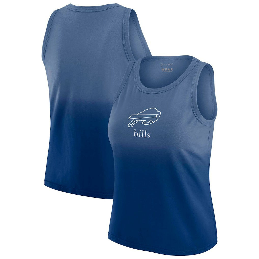 Buffalo Bills  WEAR by Erin Andrews x Gracie Hunt Women's Ombre Tank Top