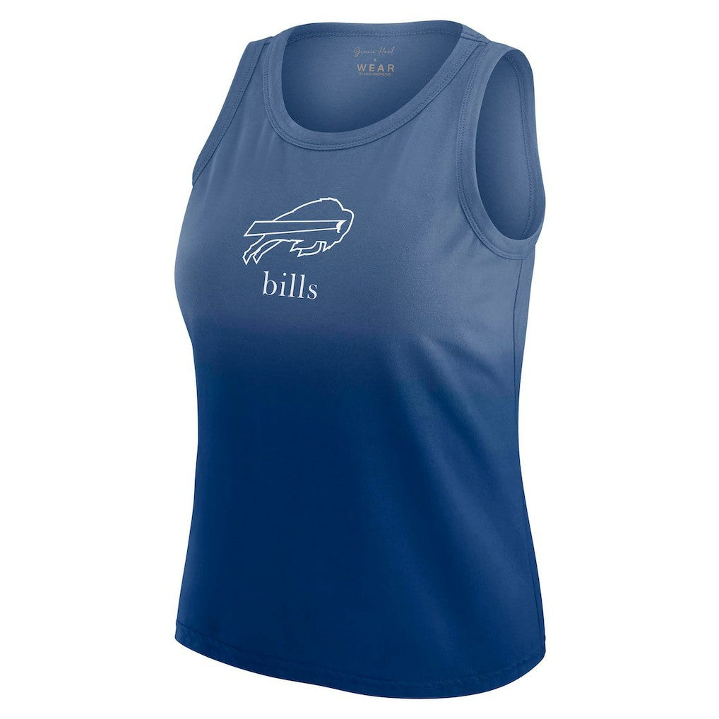 Buffalo Bills  WEAR by Erin Andrews x Gracie Hunt Women's Ombre Tank Top