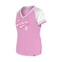 Minnesota Twins New Era Women's Gameday V-Neck T-Shirt | MLB Shop