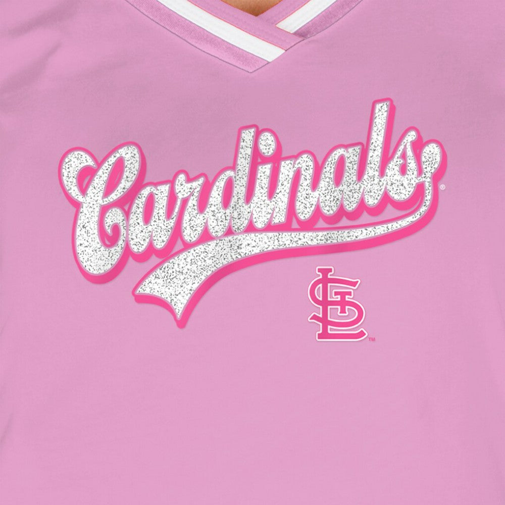 St. Louis Cardinals New Era Women's Gameday V-Neck T-Shirt | MLB On Sale
