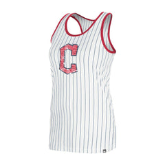 Cleveland Guardians New Era Women's Gameday Pinstripe Tank Top | MLB Sale