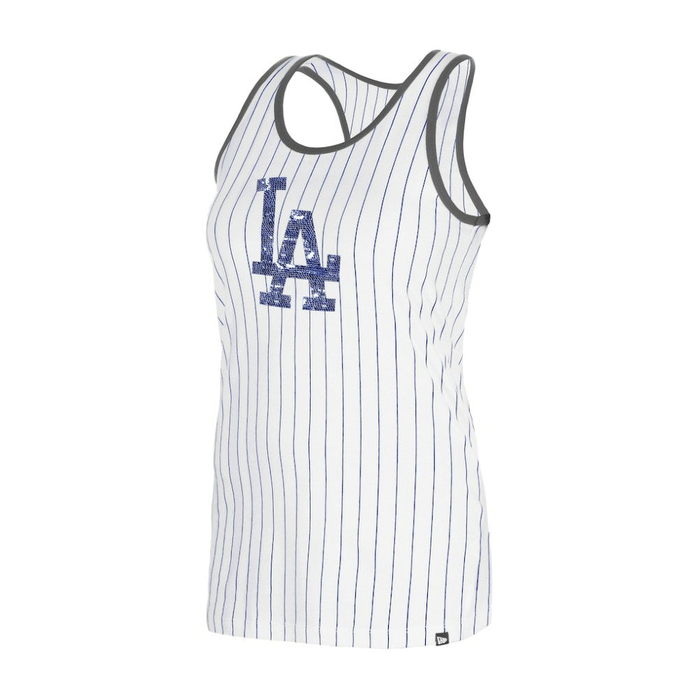 Los Angeles Dodgers New Era Women's Gameday Pinstripe Tank Top | MLB Near me