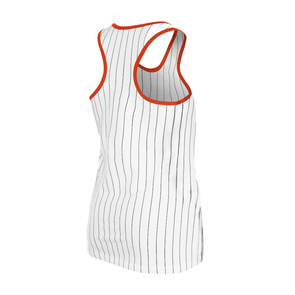 San Francisco Giants New Era Women's Gameday Pinstripe Tank Top | MLB US