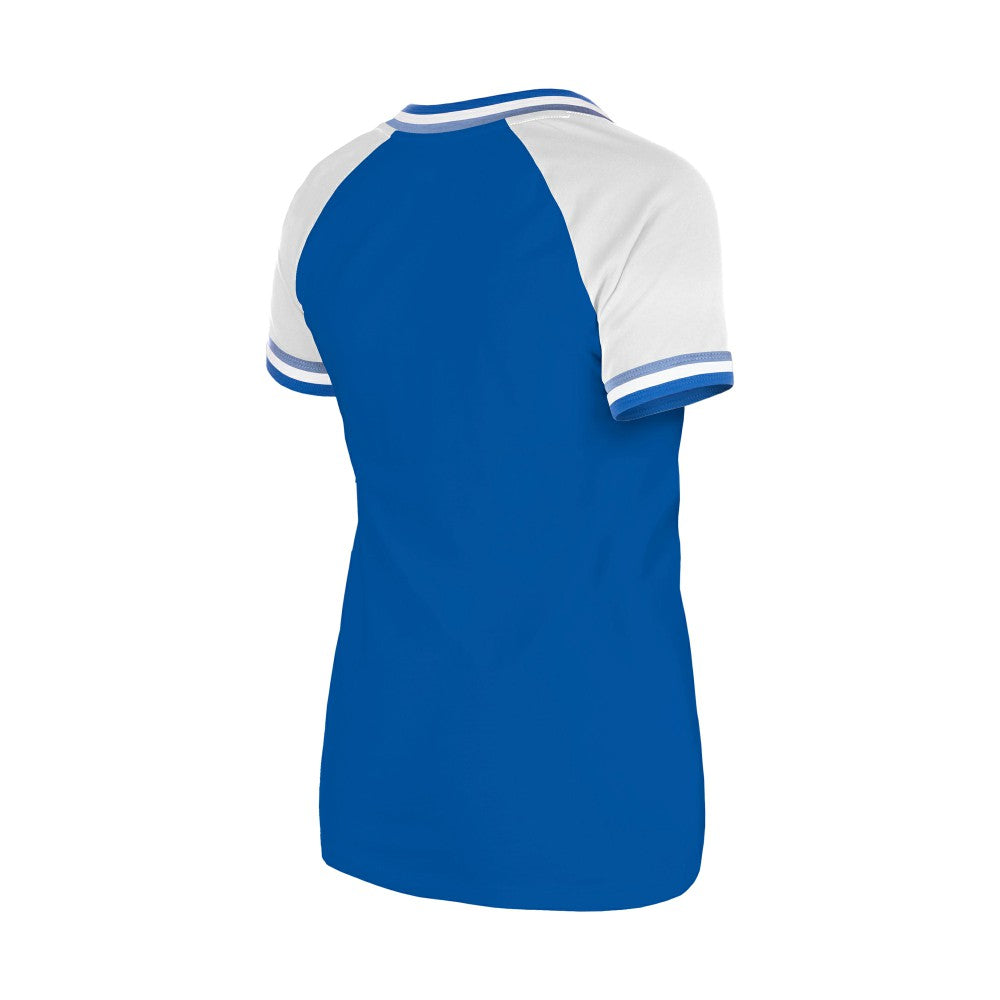 Kansas City Royals New Era Women's Gameday Raglan V-Neck T-Shirt | MLB On Sale