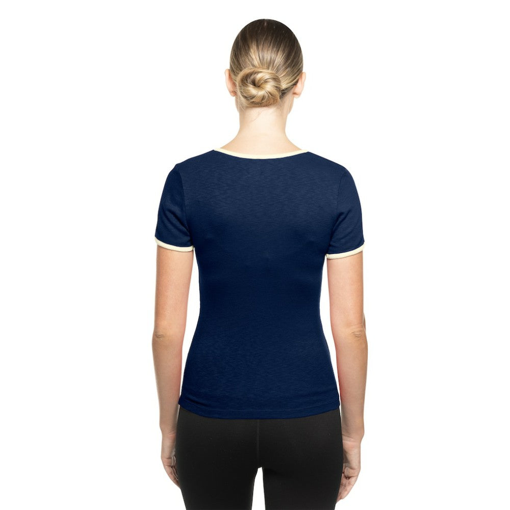Atlanta Braves New Era Women's Throwback Lace Up T-Shirt | MLB Online