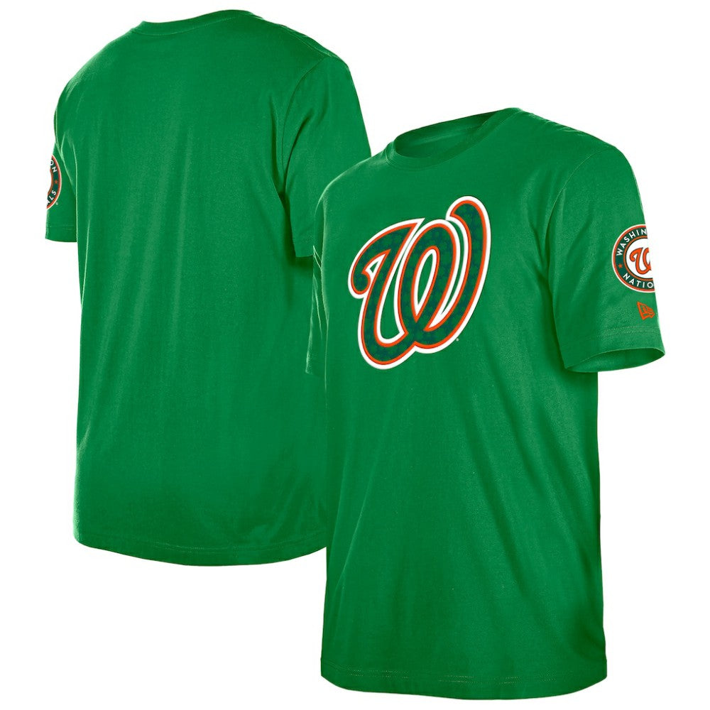 Washington Nationals New Era St. Patrick's Day Shamrock Fill T-Shirt | MLB On Sale