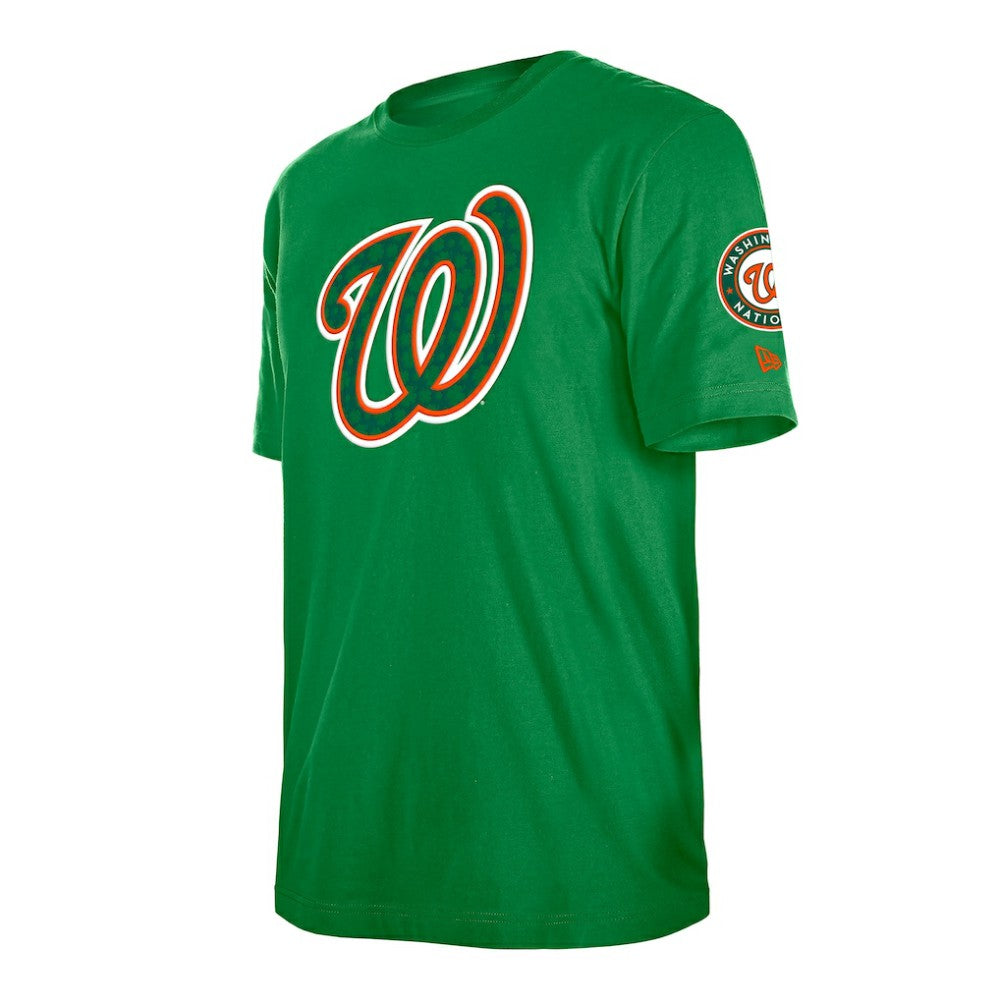 Washington Nationals New Era St. Patrick's Day Shamrock Fill T-Shirt | MLB On Sale