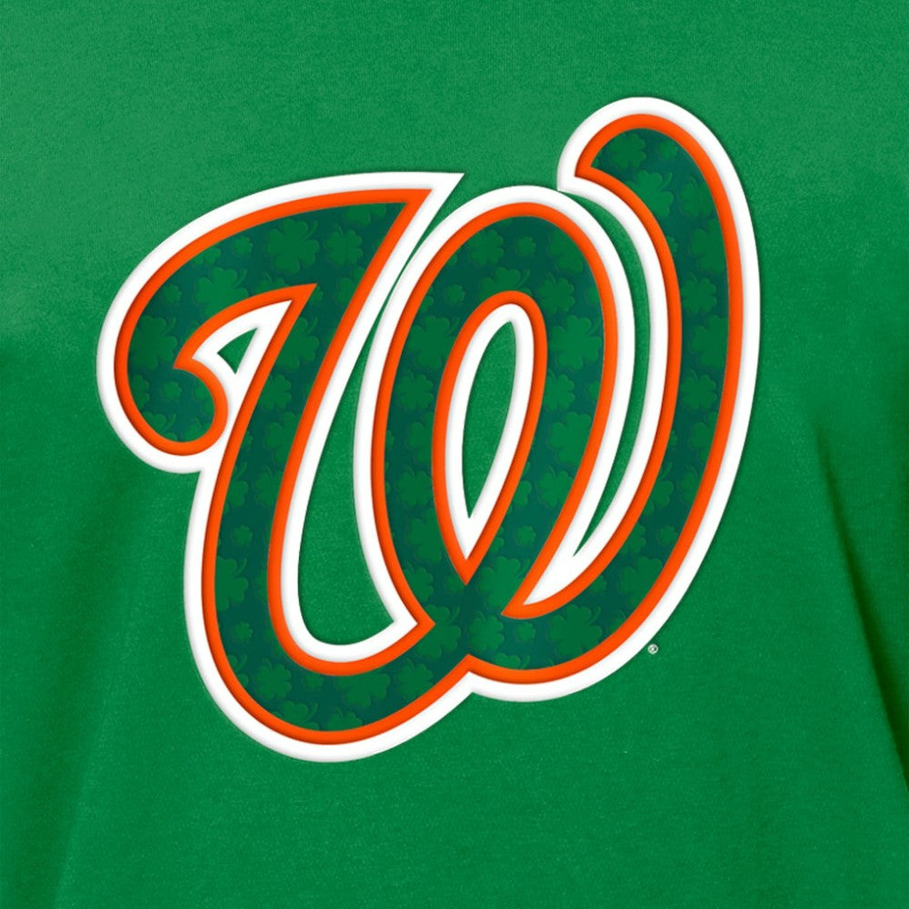 Washington Nationals New Era St. Patrick's Day Shamrock Fill T-Shirt | MLB On Sale