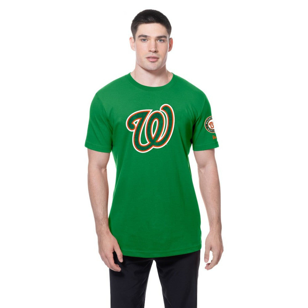 Washington Nationals New Era St. Patrick's Day Shamrock Fill T-Shirt | MLB On Sale