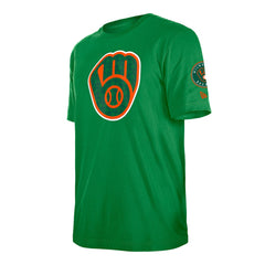 Milwaukee Brewers New Era St. Patrick's Day Shamrock Fill T-Shirt | MLB Shop