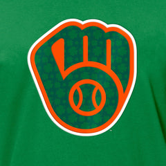 Milwaukee Brewers New Era St. Patrick's Day Shamrock Fill T-Shirt | MLB Shop