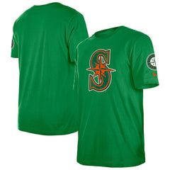 Seattle Mariners New Era St. Patrick's Day Shamrock Fill T-Shirt | MLB Online