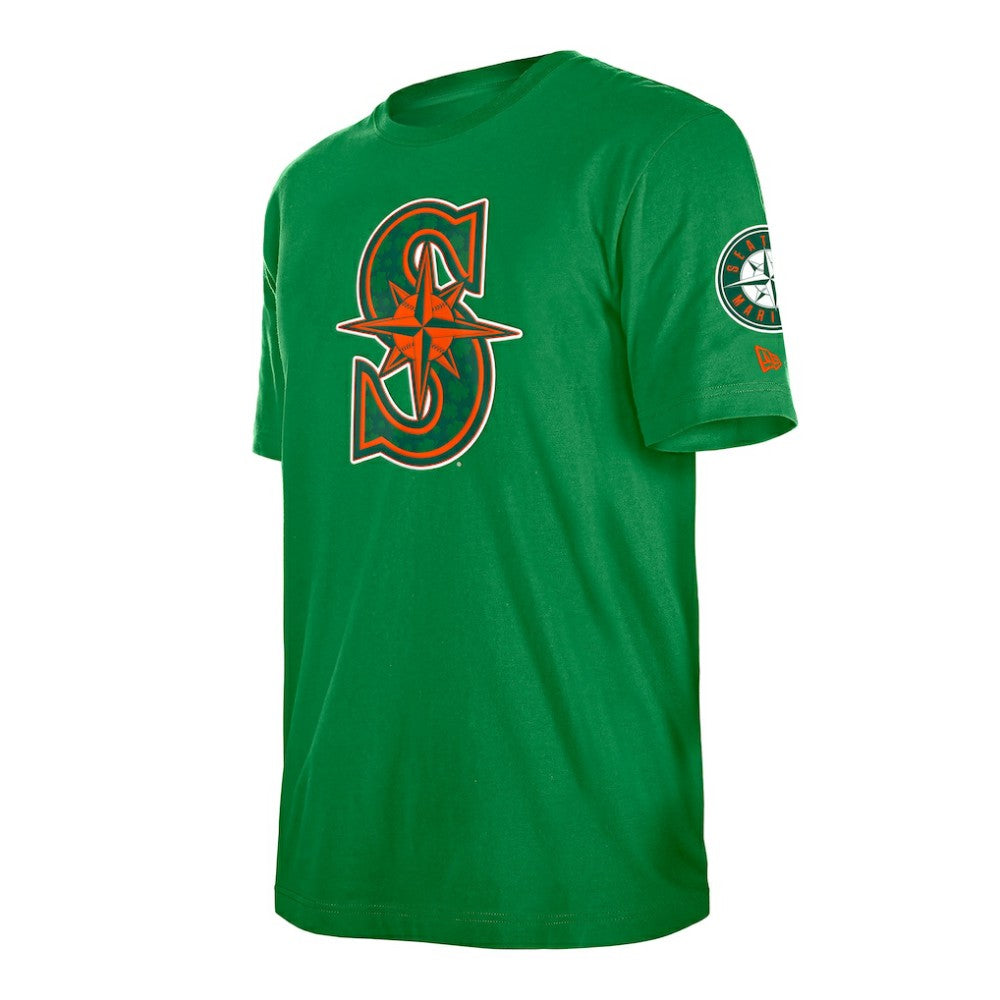 Seattle Mariners New Era St. Patrick's Day Shamrock Fill T-Shirt | MLB Online