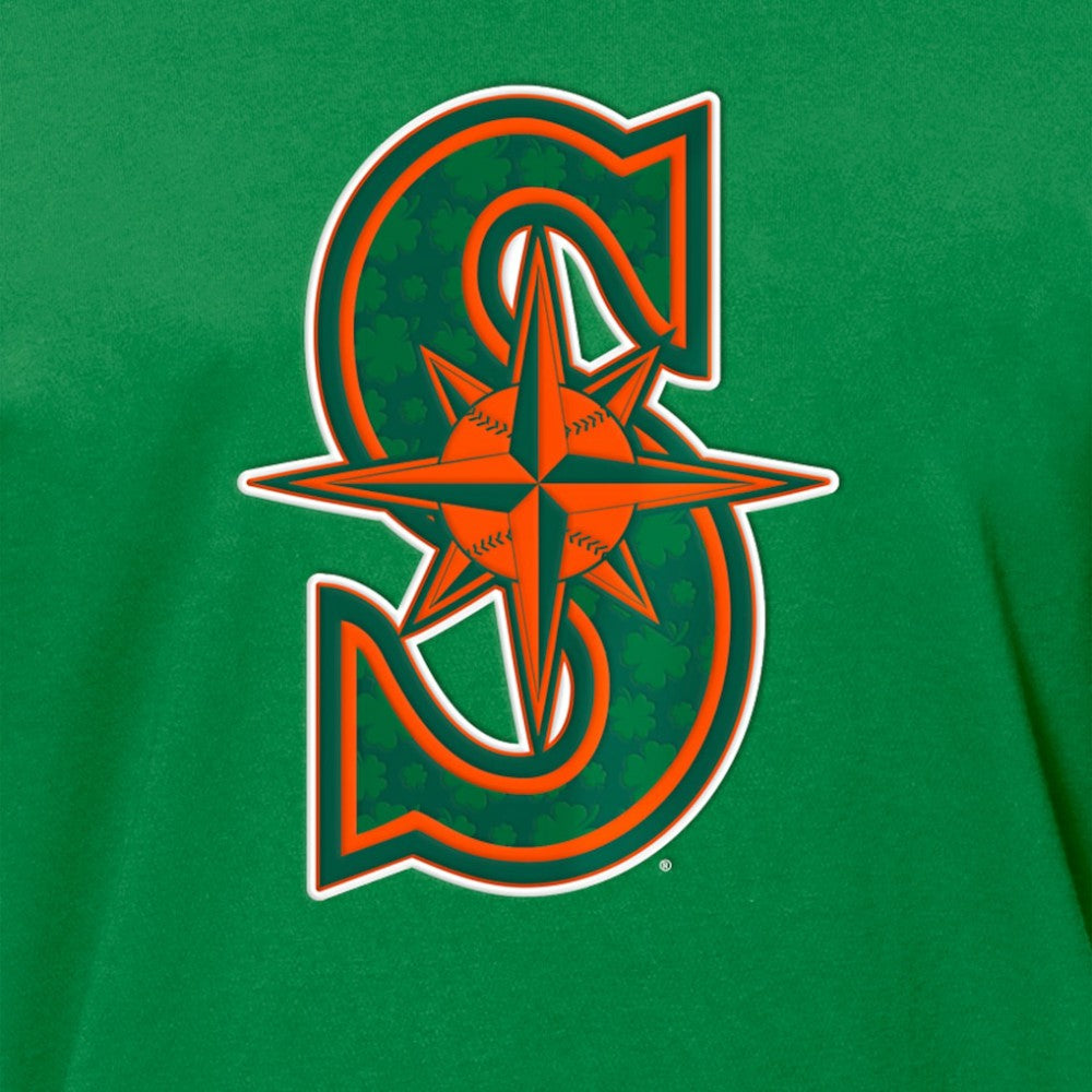 Seattle Mariners New Era St. Patrick's Day Shamrock Fill T-Shirt | MLB Online