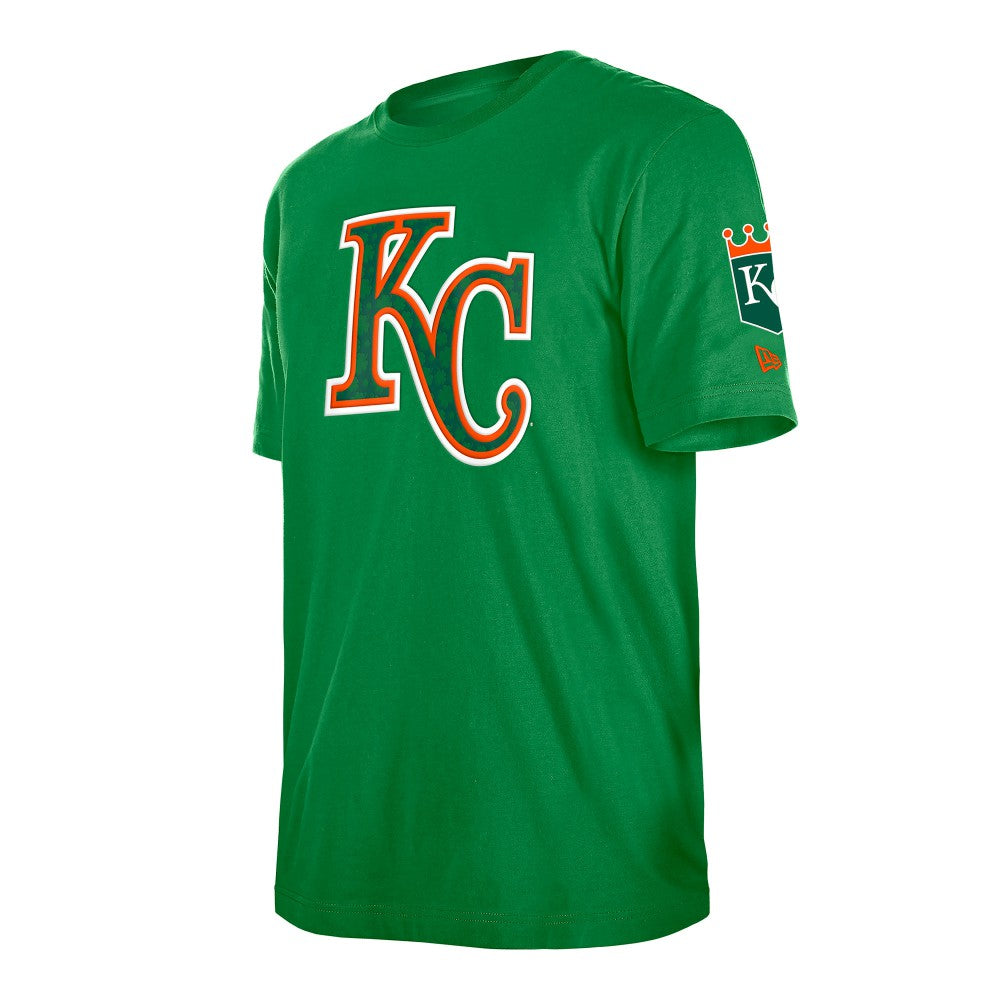 Kansas City Royals New Era St. Patrick's Day Shamrock Fill T-Shirt | MLB Shop