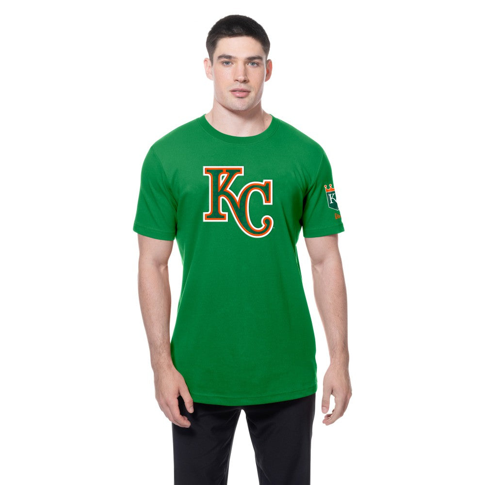 Kansas City Royals New Era St. Patrick's Day Shamrock Fill T-Shirt | MLB Shop