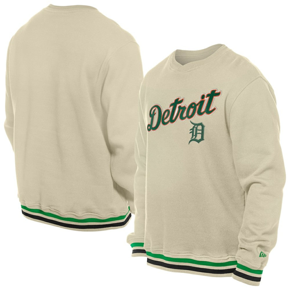 Detroit Tigers New Era St. Patrick's Day Twill Pullover Sweatshirt | MLB New