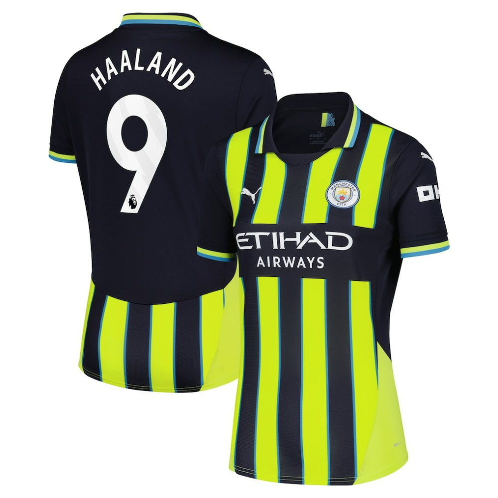Erling Haaland Manchester City Women's 2024/25 Away Replica Player Jersey Navy - Puma