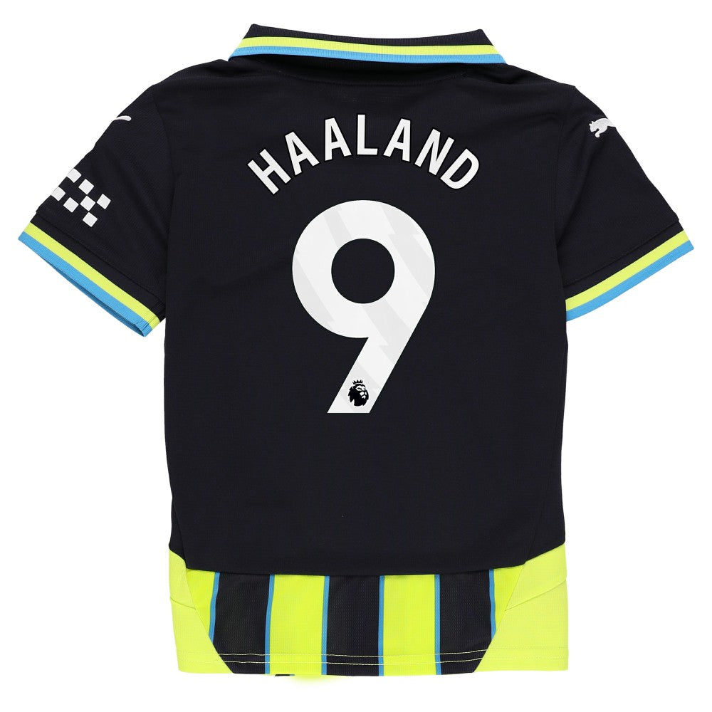 Erling Haaland Manchester City Youth 2024/25 Away Replica Player Jersey Navy - Puma